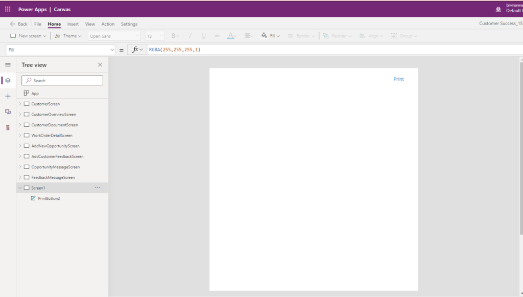 Print In Power Apps 4