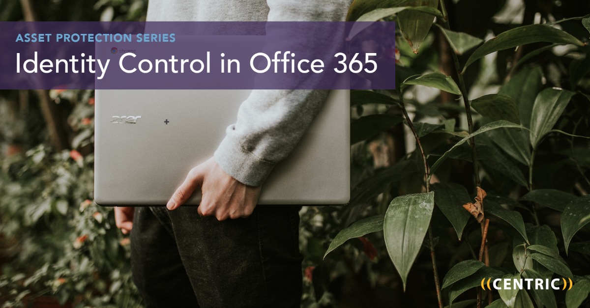 identity control in office 365