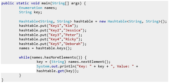 Hashtable (Or Hashmap)