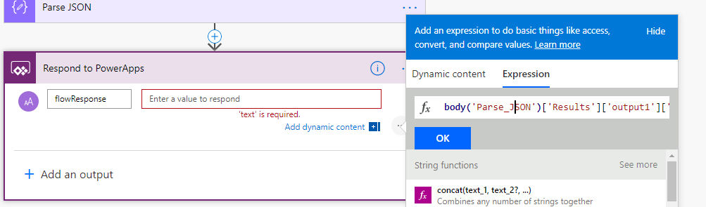 PowerApps Flow Screen 10