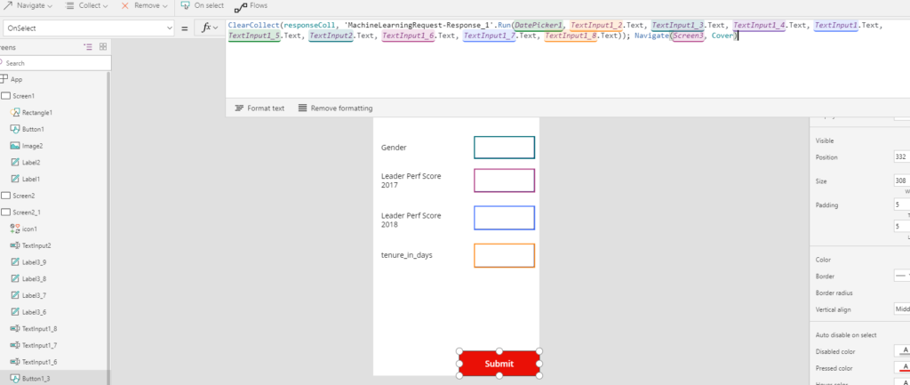 PowerApps Flow Screen 11