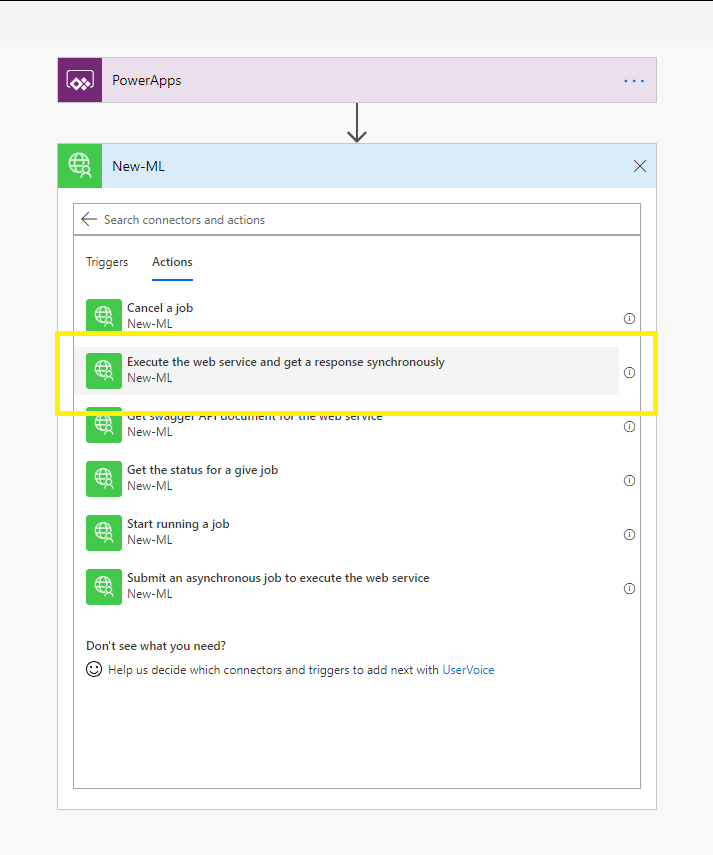 PowerApps Flow Screen 2