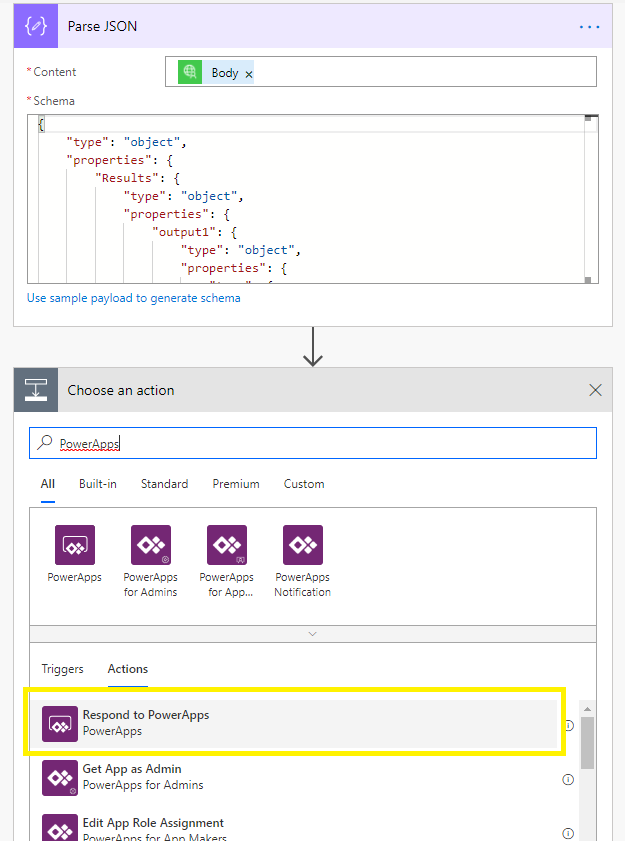 PowerApps Flow Screen 9