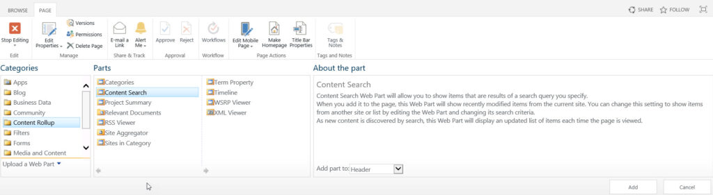 Image of SharePoint Online Classic 1 View file structure to Content Search