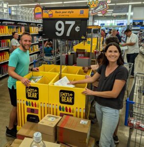 Centric Cleveland group shops for Stuff the Bus event.